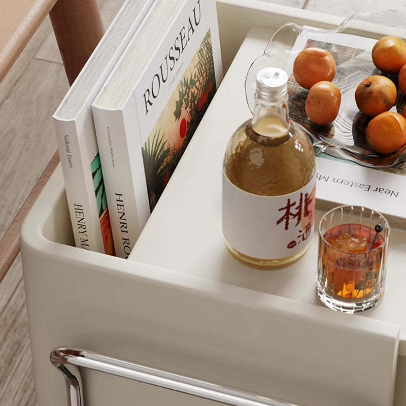 Contemporary Robot Stainless Steel Side Cabinet