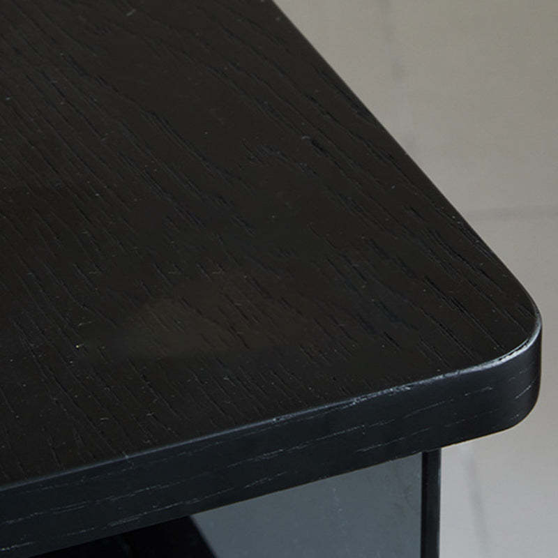 Contemporary Square Glass Side Cabinet