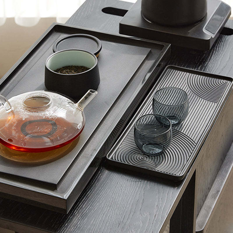 Contemporary Square Glass Side Cabinet
