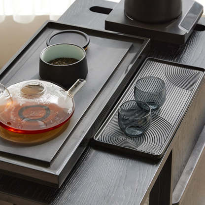 Contemporary Square Glass Side Cabinet