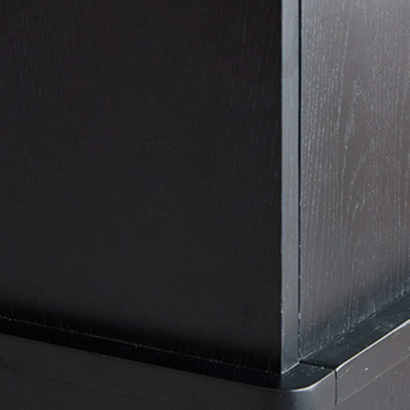 Contemporary Square Glass Side Cabinet