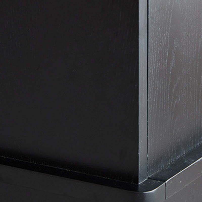 Contemporary Square Glass Side Cabinet