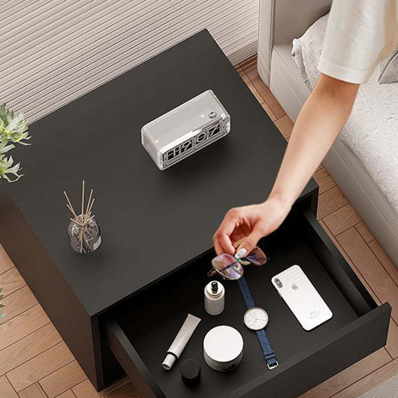 Minimalist Square 1-Drawer Nightstand