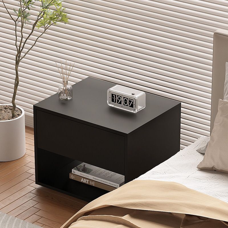 Minimalist Square 1-Drawer Nightstand