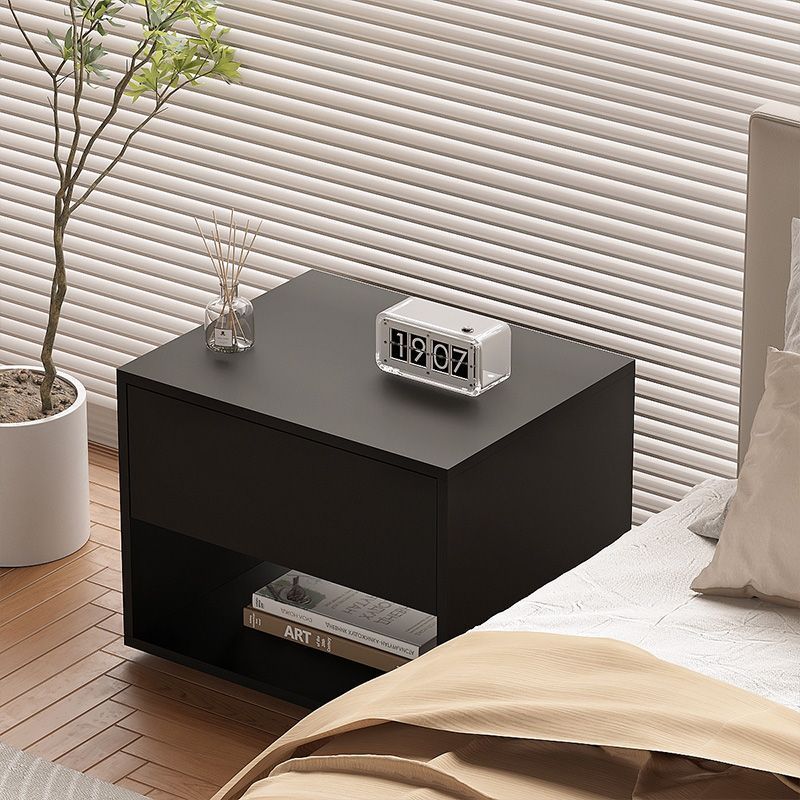 Minimalist Square 1-Drawer Nightstand