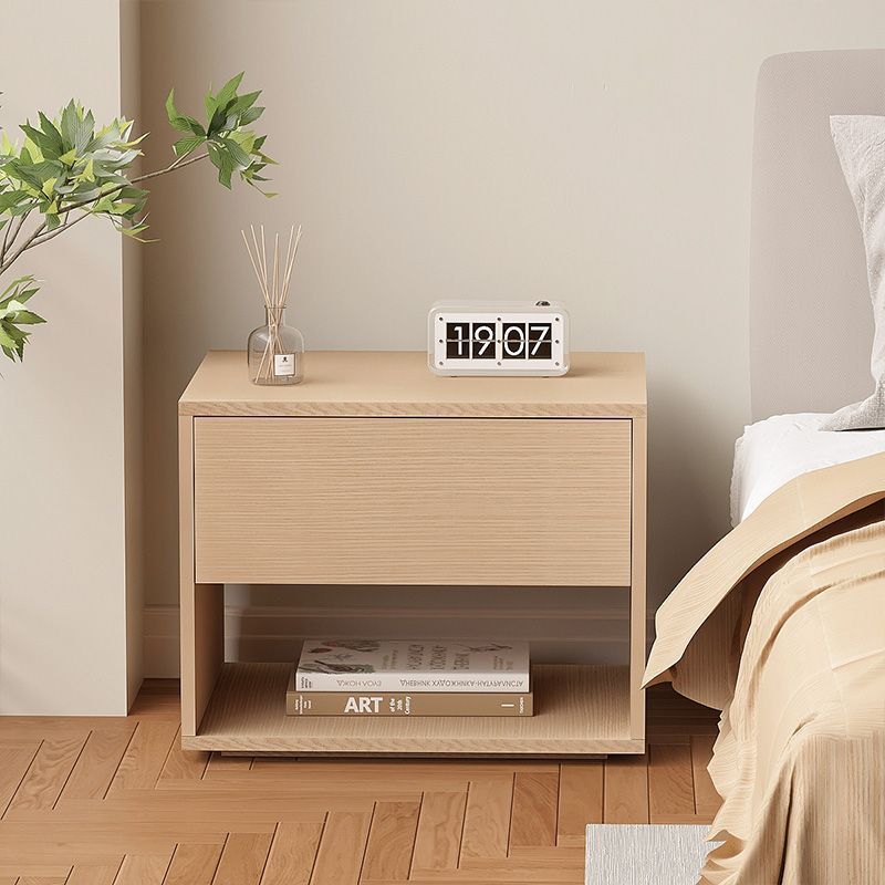 Minimalist Square 1-Drawer Nightstand