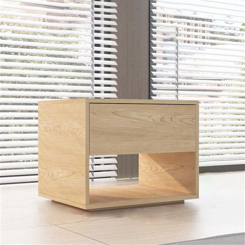 Minimalist Square 1-Drawer Nightstand