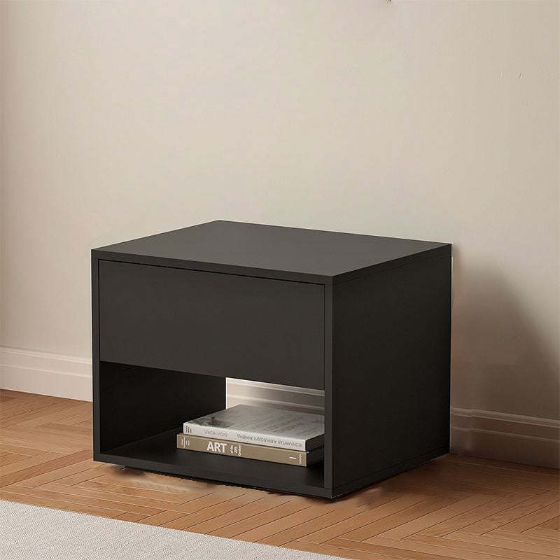 Minimalist Square 1-Drawer Nightstand
