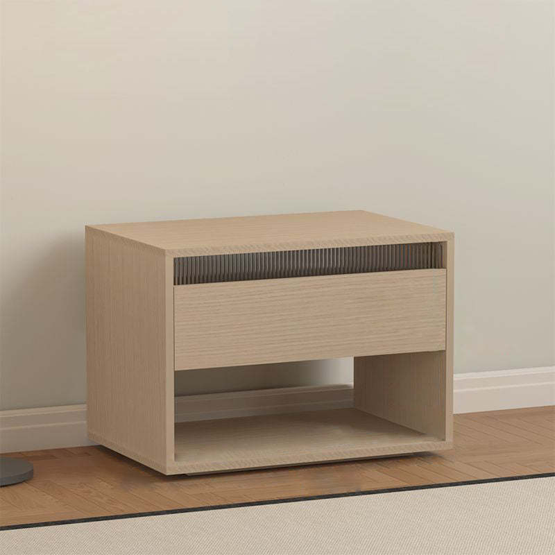 Minimalist Square 1-Drawer Nightstand