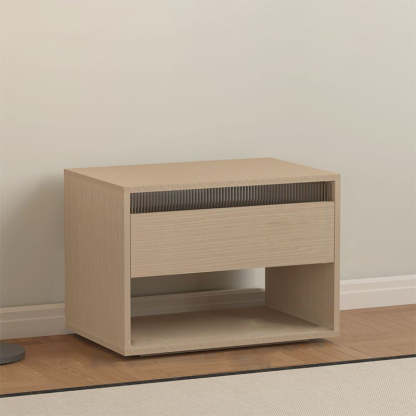 Minimalist Square 1-Drawer Nightstand