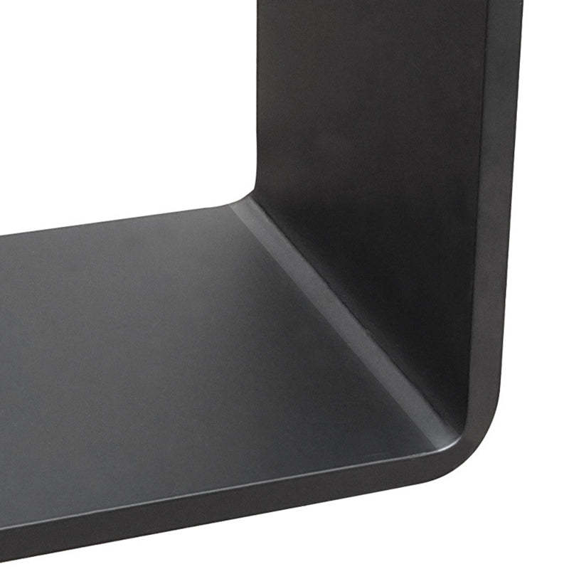 Minimalist Geometric Steel 2-Tier End Table