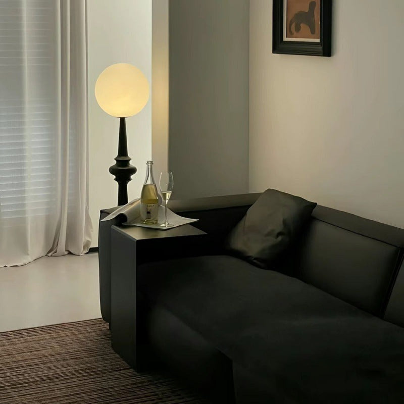 Minimalist Geometric Steel 2-Tier End Table