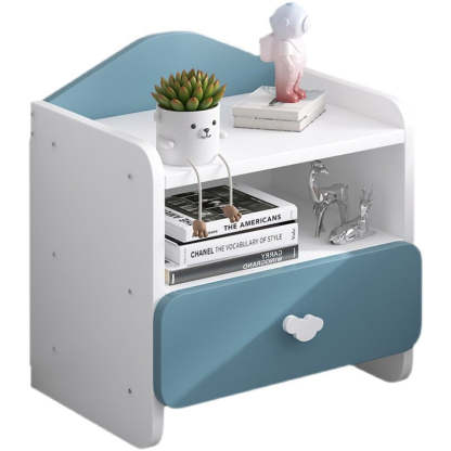 Modern 1/2-Drawer Nightstand