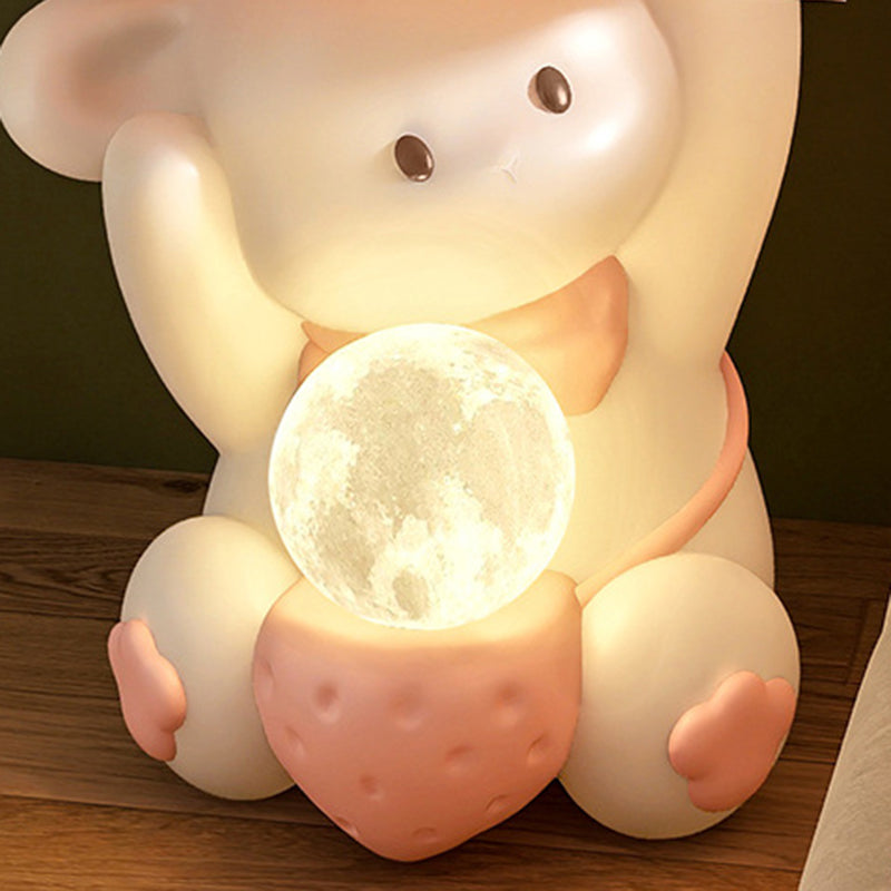 Sweet Rabbit Resin Cabinet Nightstand