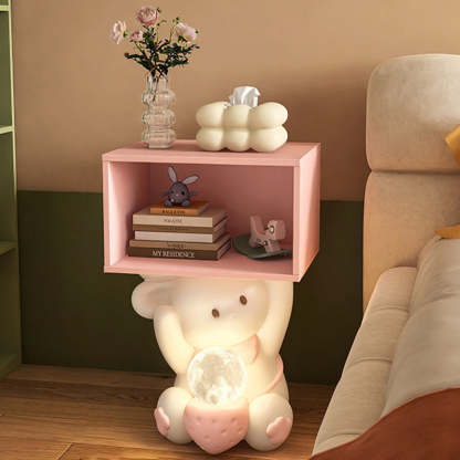Sweet Rabbit Resin Cabinet Nightstand