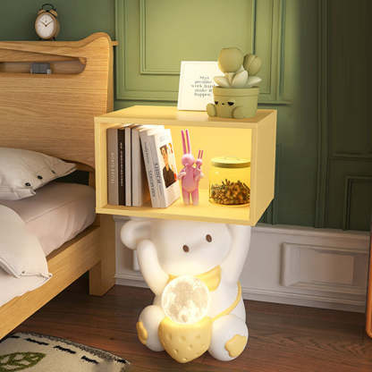 Sweet Rabbit Resin Cabinet Nightstand — Nightstand / Yellow
