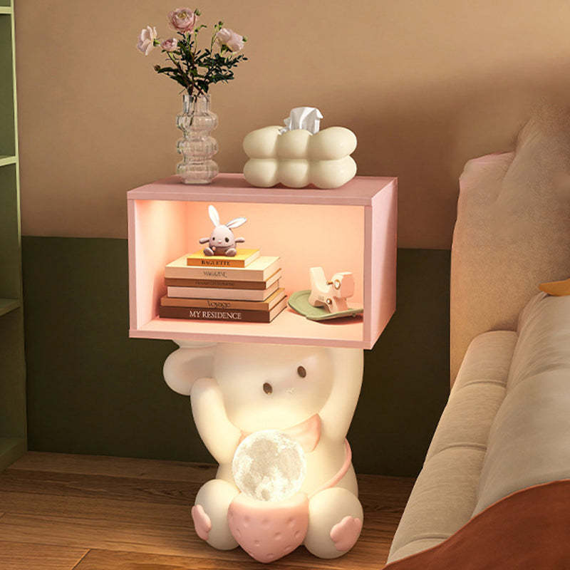 Sweet Rabbit Resin Cabinet Nightstand