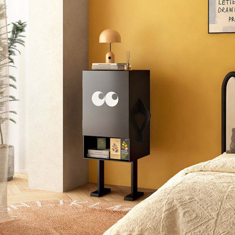 Contemporary Long-Leg Steel Side Cabinet — B