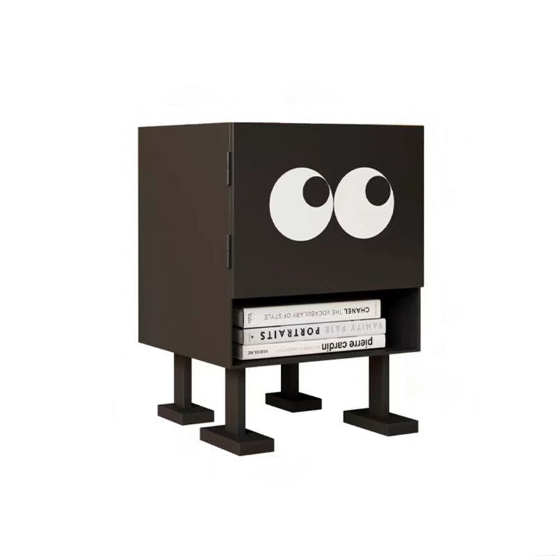 Contemporary Long-Leg Steel Side Cabinet