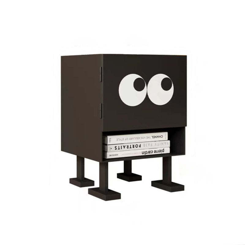 Contemporary Long-Leg Steel Side Cabinet