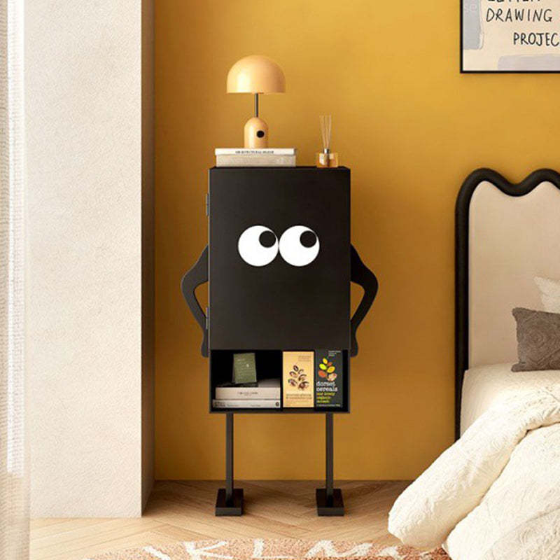 Contemporary Long-Leg Steel Side Cabinet — A