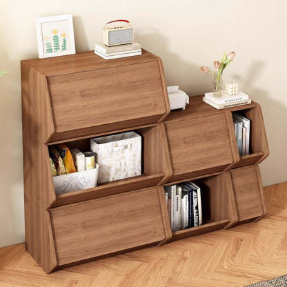 Modern Solid Wood Side Cabinet