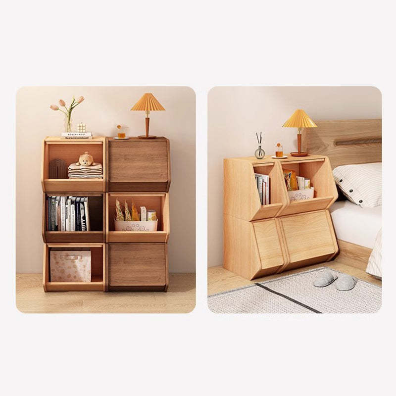 Modern Solid Wood Side Cabinet