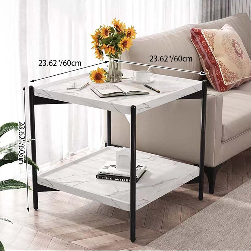 Nordic Iron Coffee Table 2-Tier