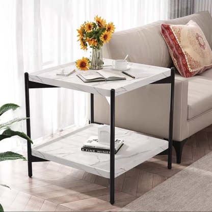 Nordic Iron Coffee Table 2-Tier