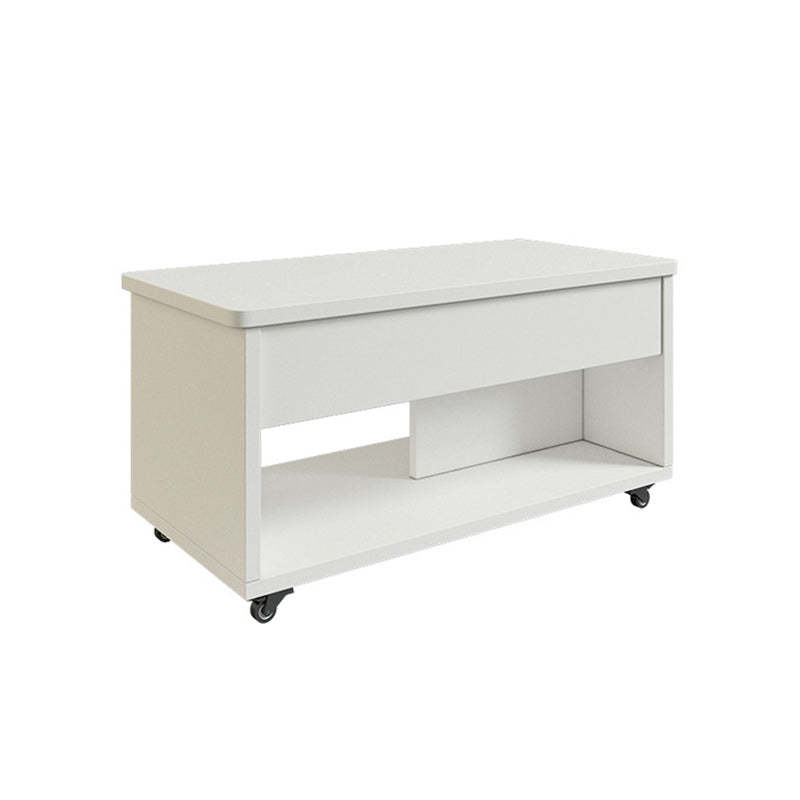 Minimalist 3-tier wood metal wood coffee tables, Lighom