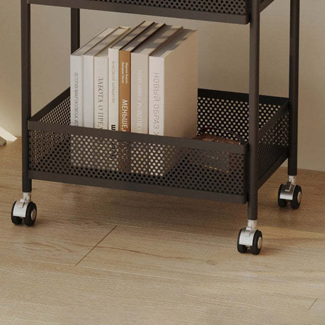 Nordic Iron Glass 3-Tier Side Table