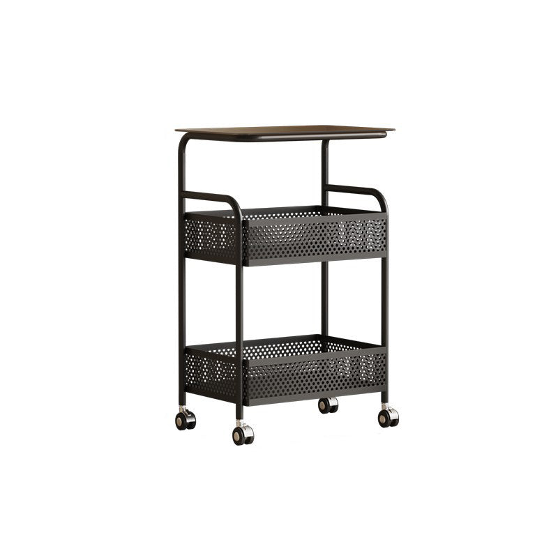 Nordic Iron Glass 3-Tier Side Table