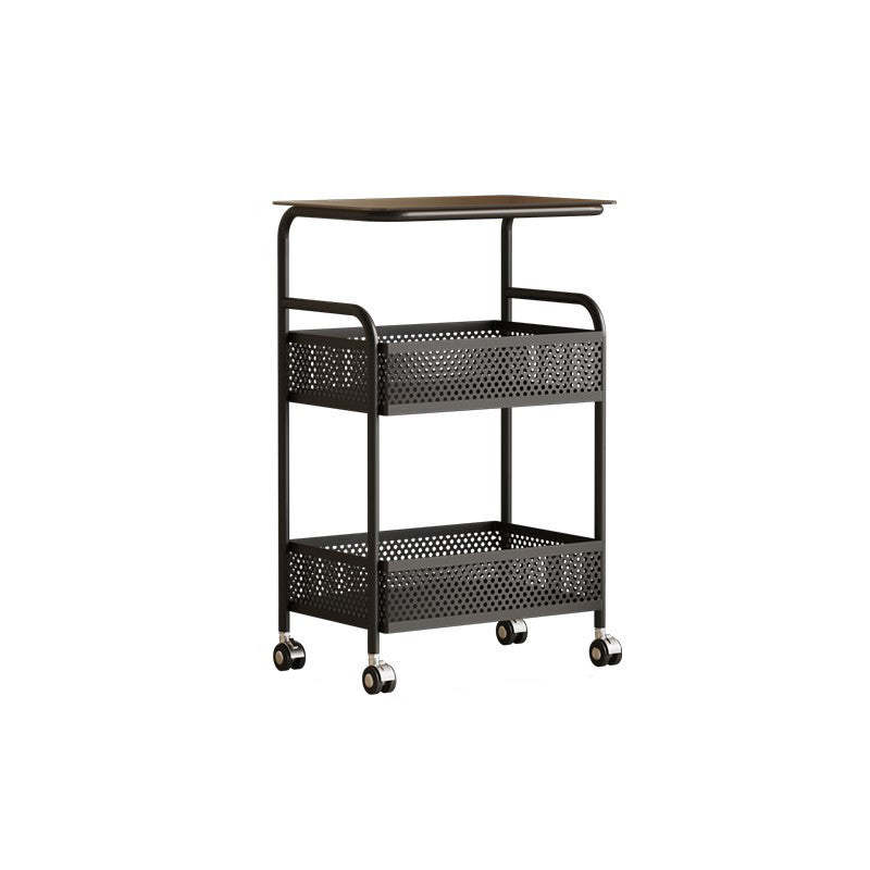 Nordic Iron Glass 3-Tier Side Table