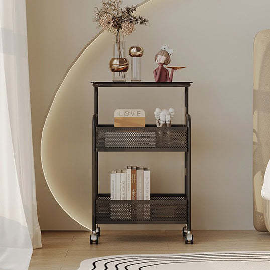 Nordic Iron Glass 3-Tier Side Table