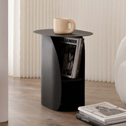 Nordic Iron Side Cabinet — Black