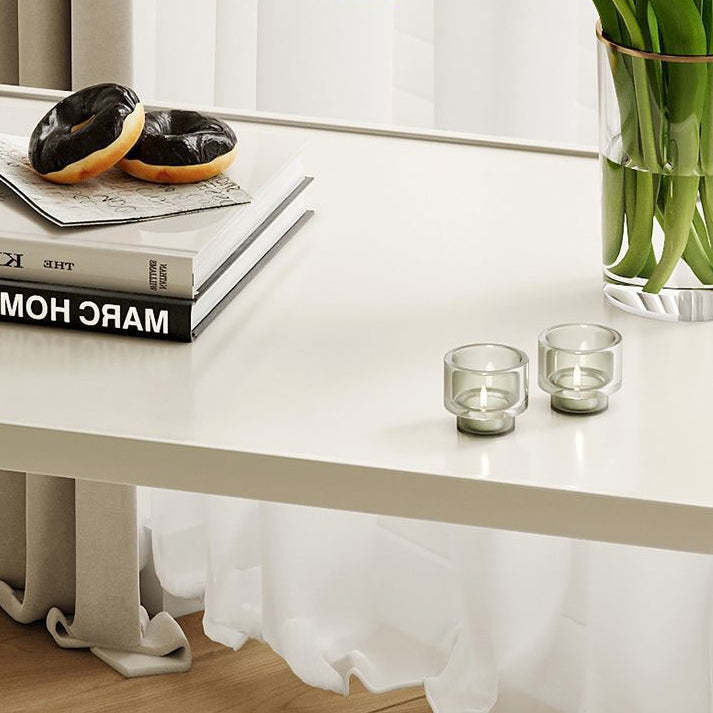 Minimalist Stainless Steel 2-Tier End Table