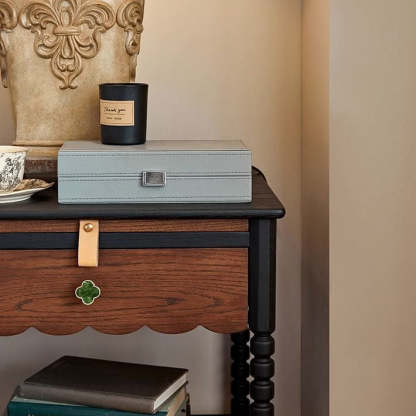 French Red Oak 1-Drawer Nightstand