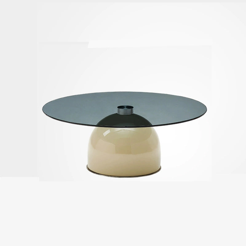 Glass Steel Coffee Table