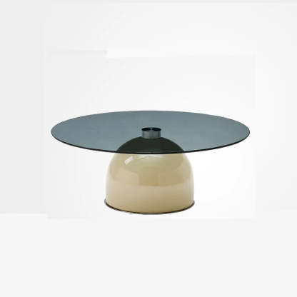 Glass Steel Coffee Table