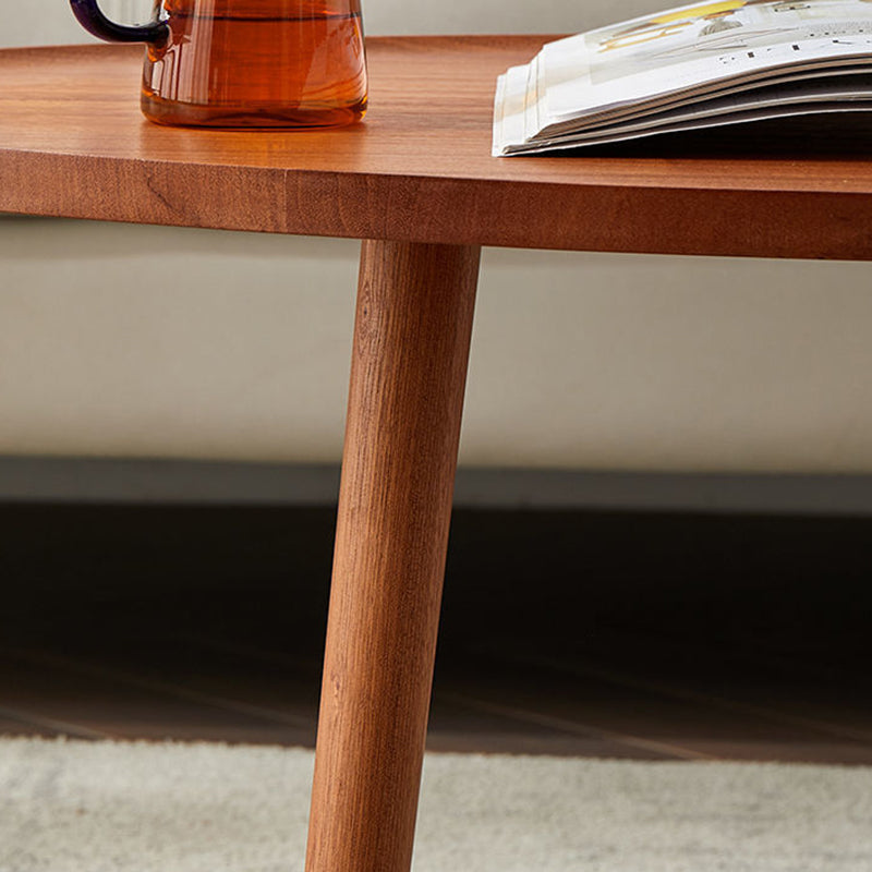 Contemporary Ebony Wood Coffee Table