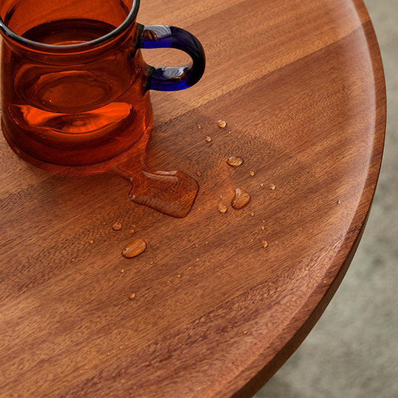 Contemporary Ebony Wood Coffee Table
