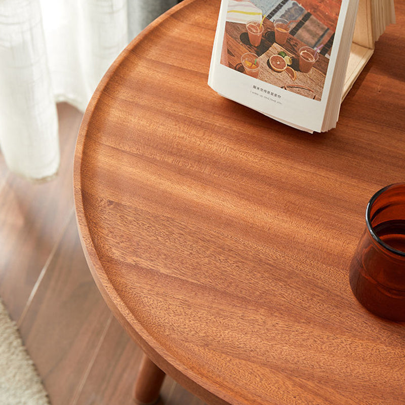 Contemporary Ebony Wood Coffee Table