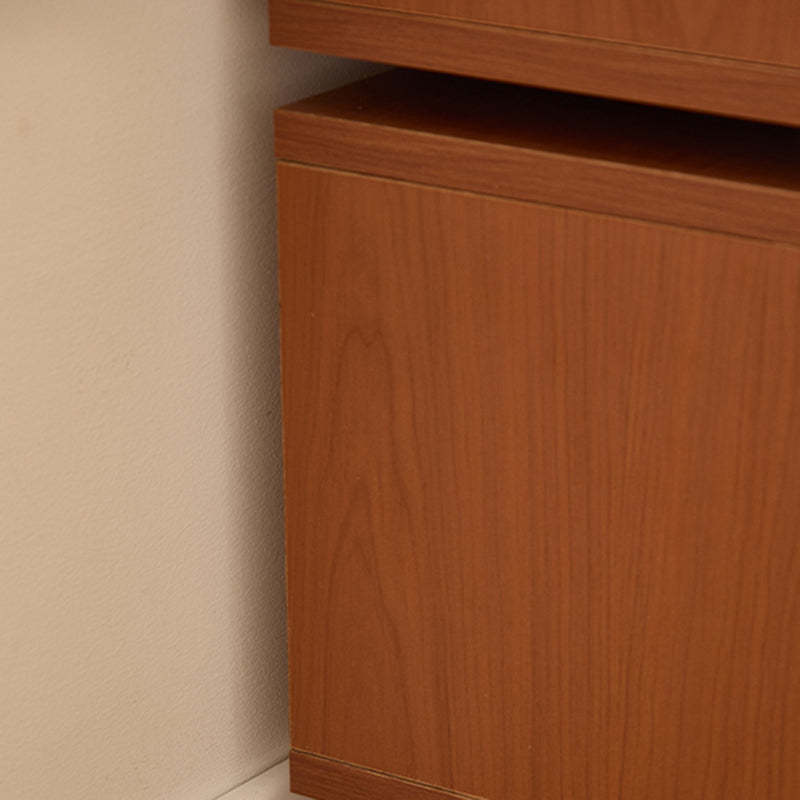 Retro Swivel Boxwood 2-Drawer Side Table