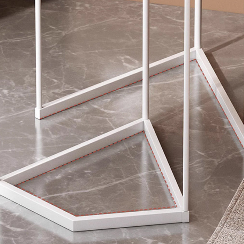 Nordic Round Iron Glass Side Table