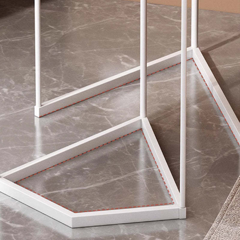 Nordic Round Iron Glass Side Table