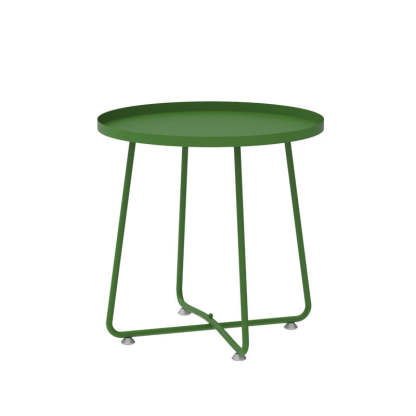 Minimalist Steel Tray Side Table