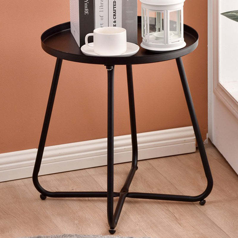Minimalist Steel Tray Side Table