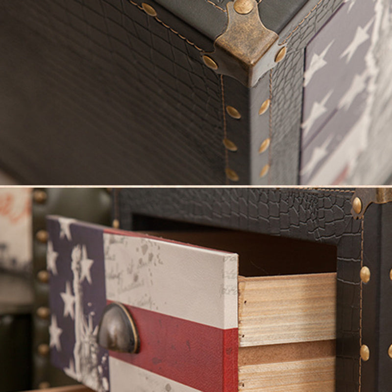 PU Nightstand 3-Drawer — E