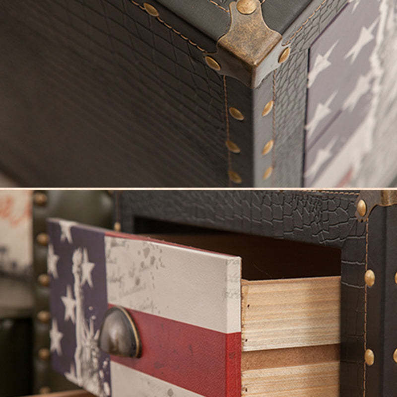 PU Nightstand 3-Drawer — E