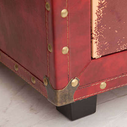 PU Nightstand 3-Drawer